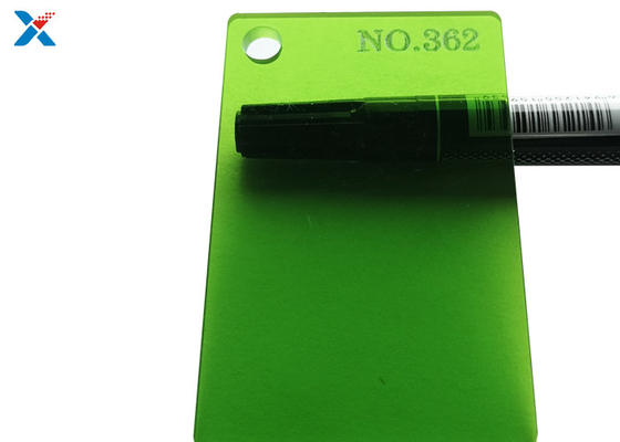 kaufen 2mm lichtdurchlässige grüne farbige Acrylblatt verdrängte Plexiglas-Platte online manufacture