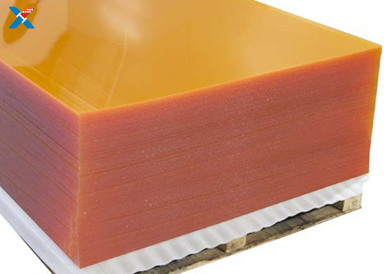 Kundengebundenes Plastikacryl bedeckt orangefarbenes Überdachungsplexiglas-Brett