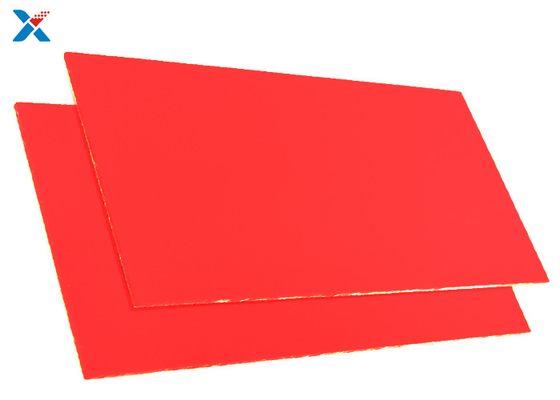 Verdrängtes Acrylblatt Soems 1mm Plexiglas fertigte rote Farbe besonders an
