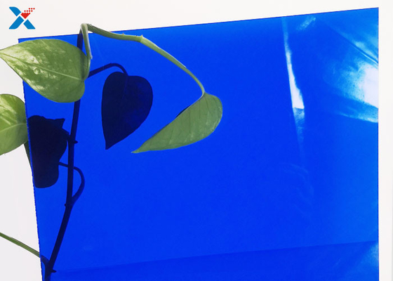 Blaues Plexiglas-Acrylblatt-große starke Plastikplexiglas-Platte